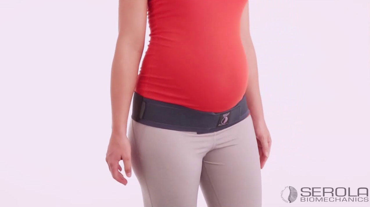 Wearing a brace during pregnancy may help with pelvic girdle pain